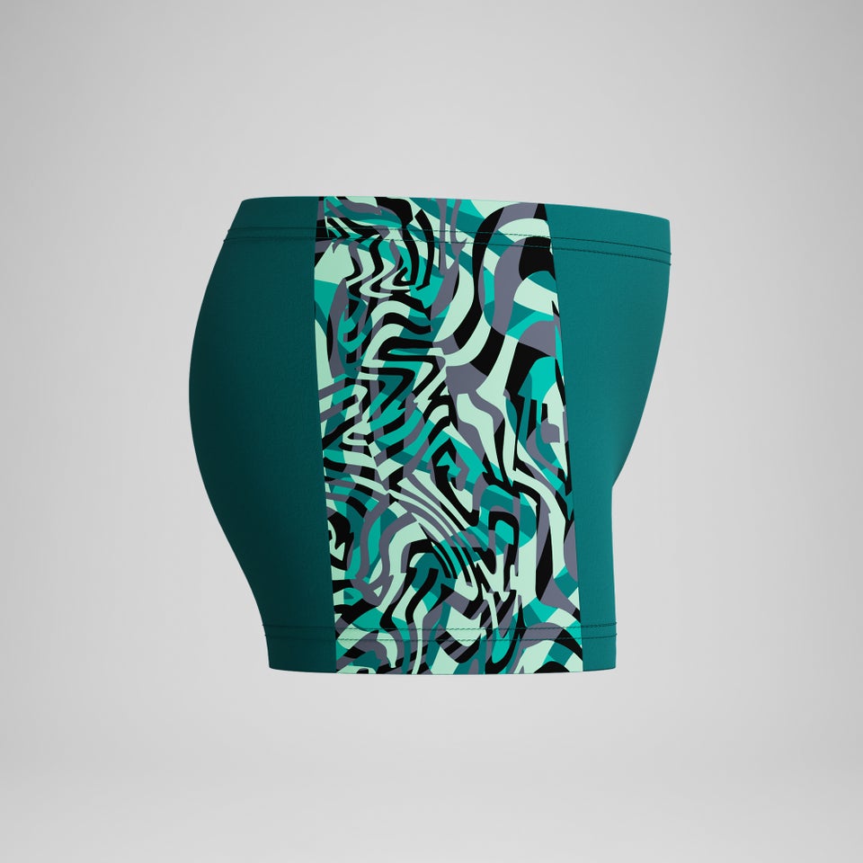 Boys Panel Aquashort Green