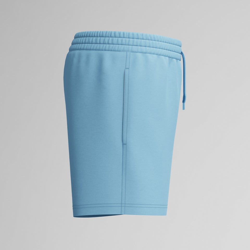 Short de bain Garçon Classic 33 cm uni bleu