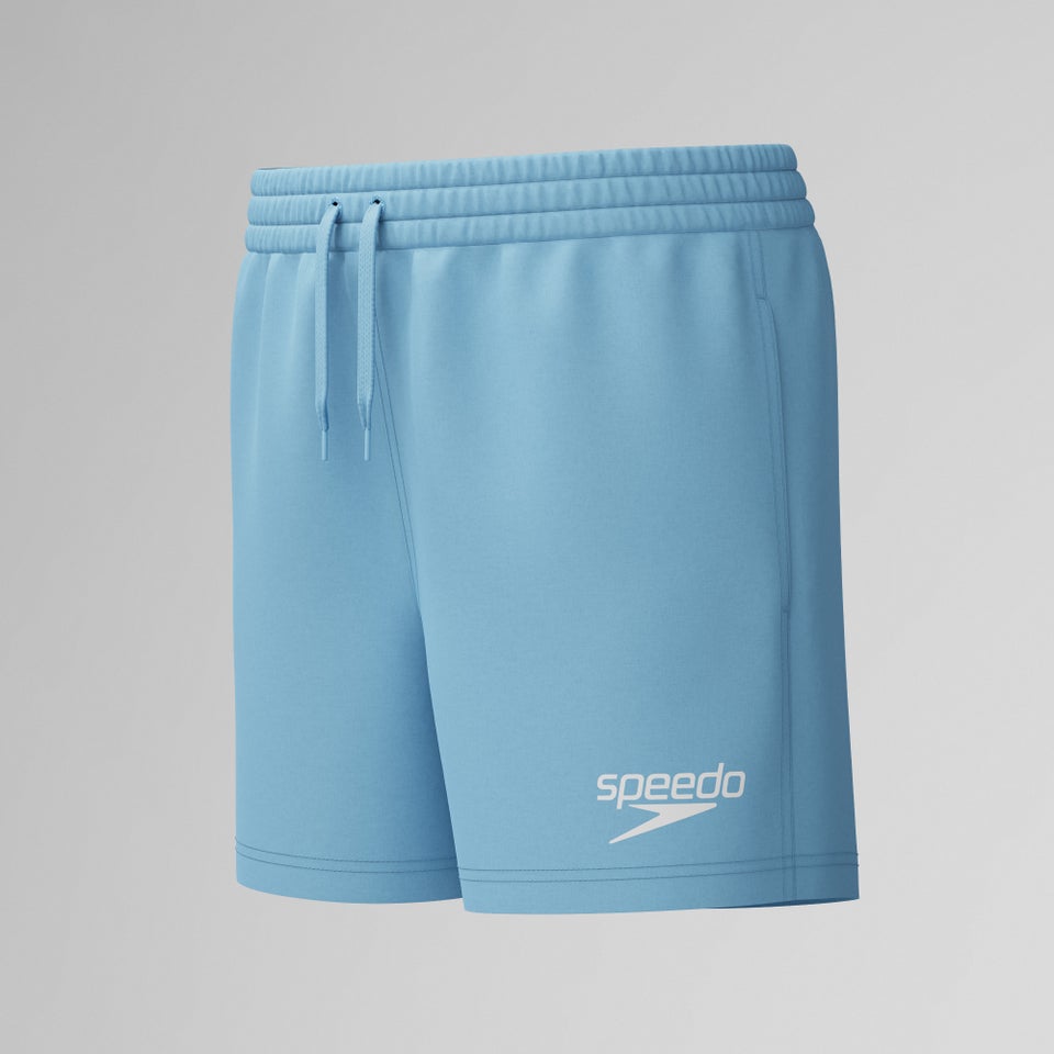 Short de bain Garçon Classic 33 cm uni bleu