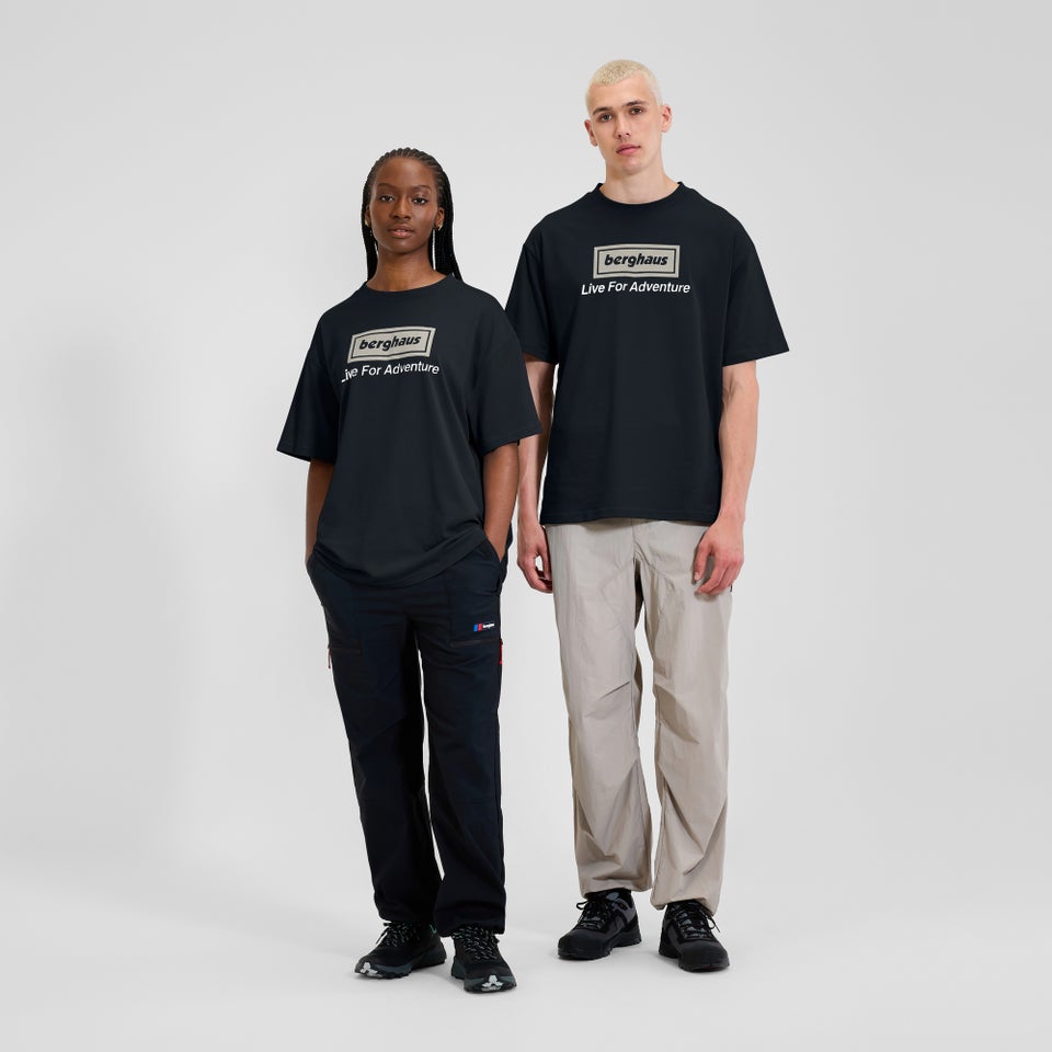 Unisex Adventure Tour Tee - Black