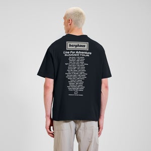 Unisex Adventure Tour Tee - Black