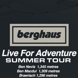 Unisex Adventure Tour Tee - Black
