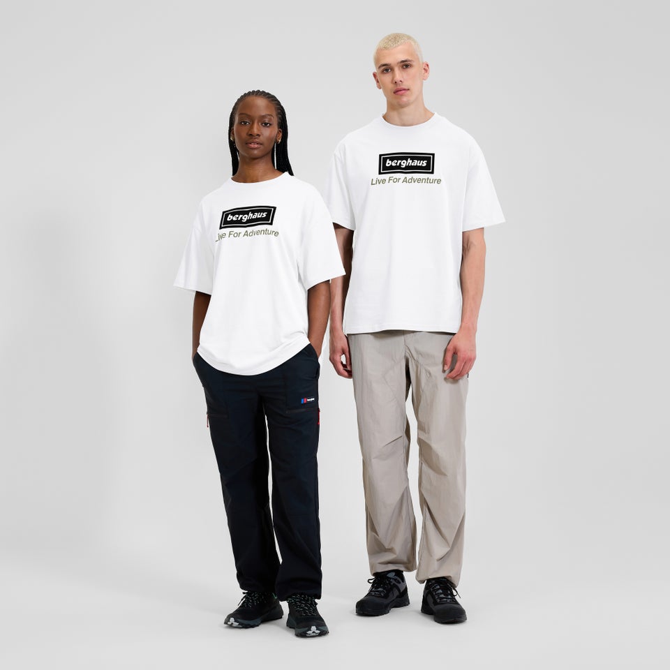 Unisex Adventure Tour Tee - White