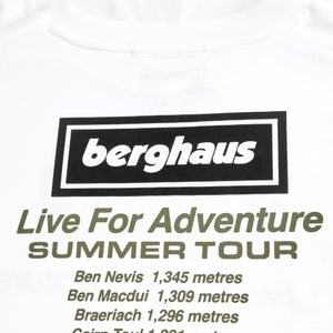 Unisex Adventure Tour Tee - White