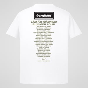 Unisex Adventure Tour Tee - White