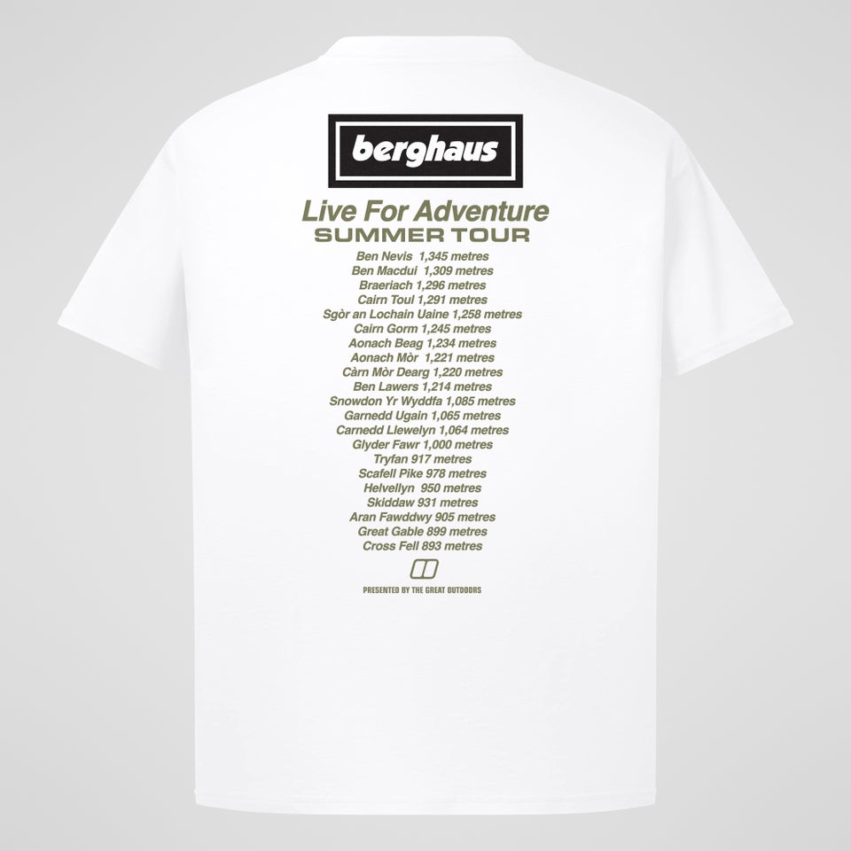 Unisex Adventure Tour Tee - Weiß