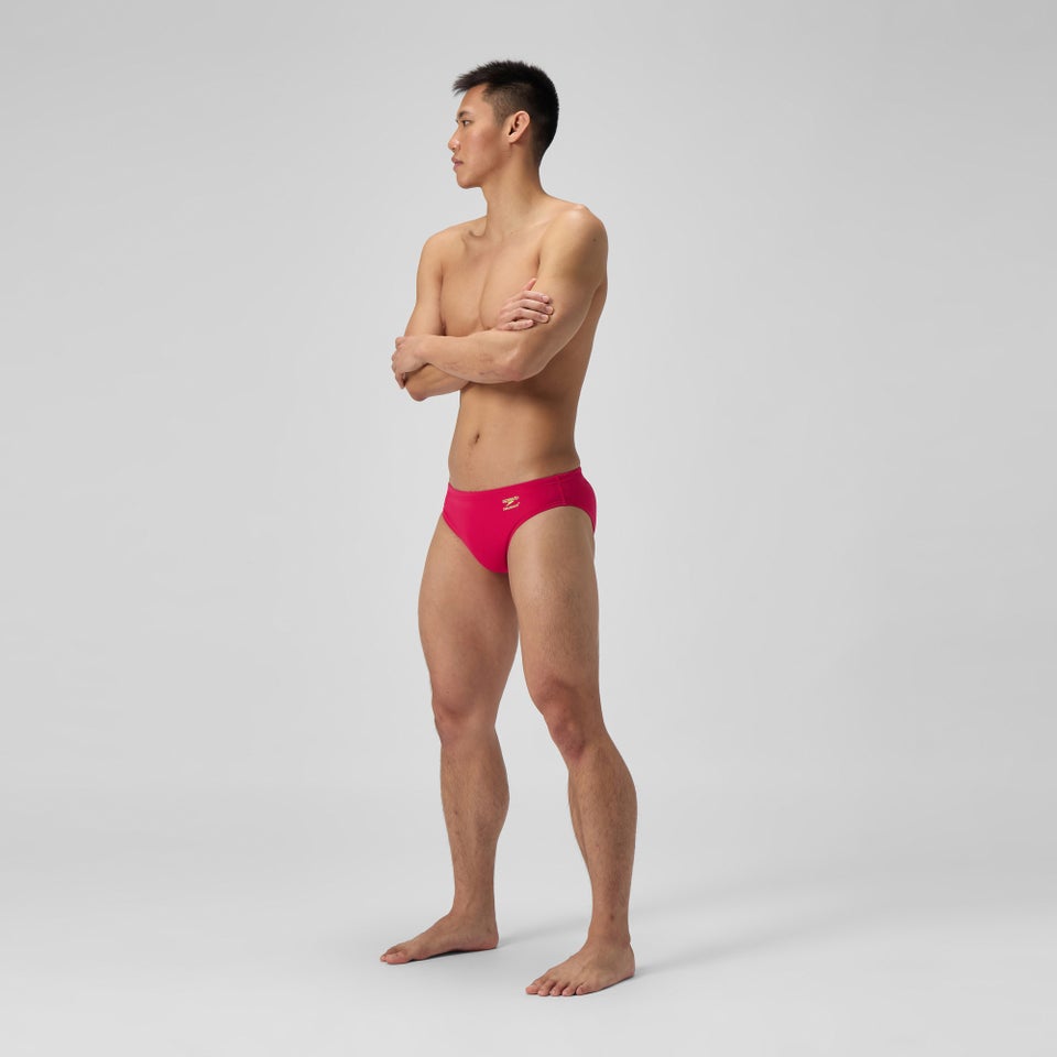 Herren Club Training Solid Badehose Rot