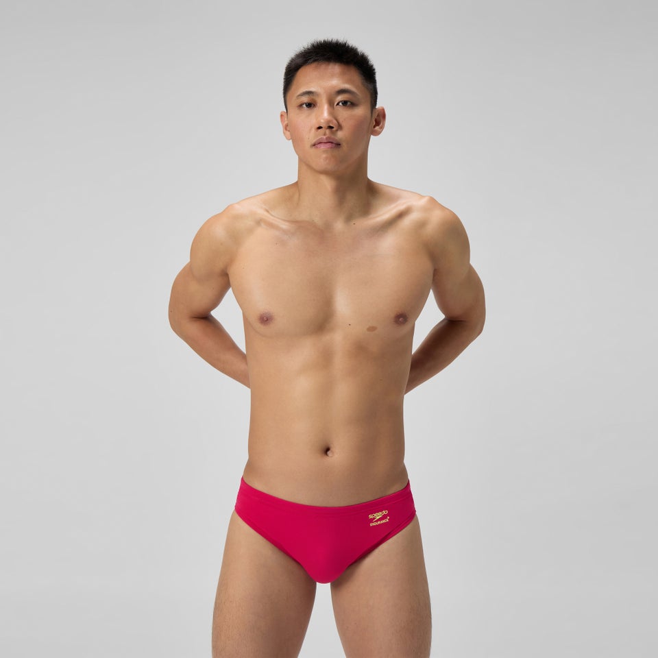 Men's Club Training Solid Brief Red