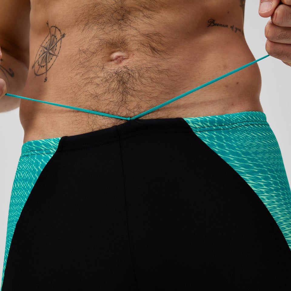 Herren Endurance+ MAX Splice Aquashorts Schwarz/Türkis