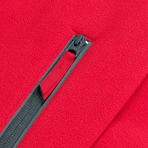 Unisex 1997 Fleece Jacken - Rot/Naturfarben