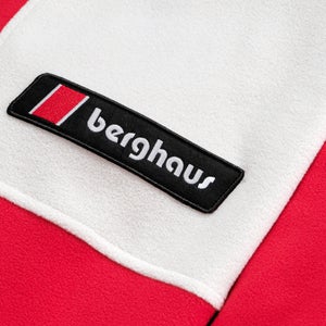 Unisex 1997 Fleece Jacken - Rot/Naturfarben