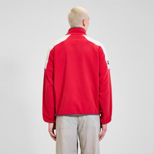 Unisex 1997 Fleece Jacken - Rot/Naturfarben