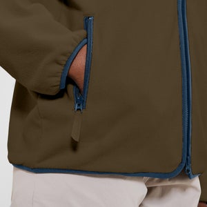 Unisex 1997 Fleece Jacket - Brown/Grey