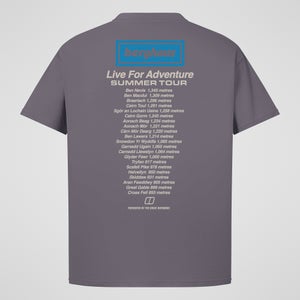 Unisex Adventure Tour Tee - Purple