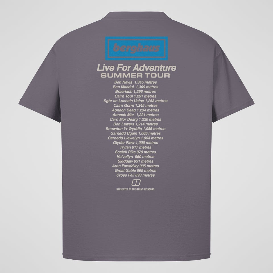 Unisex Adventure Tour Tee - Lila