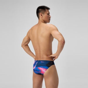 Men's Club Training Printed Brief Black/Pink