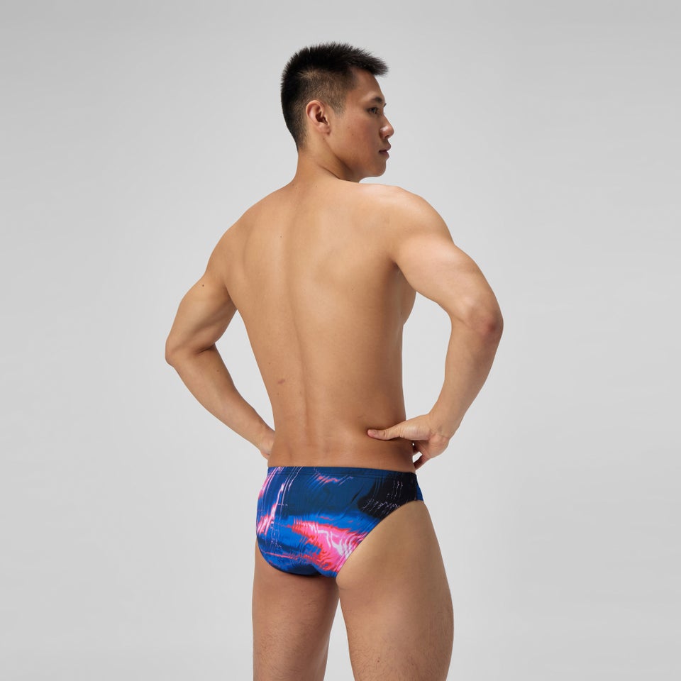 Men's Club Training Printed Brief Black/Pink