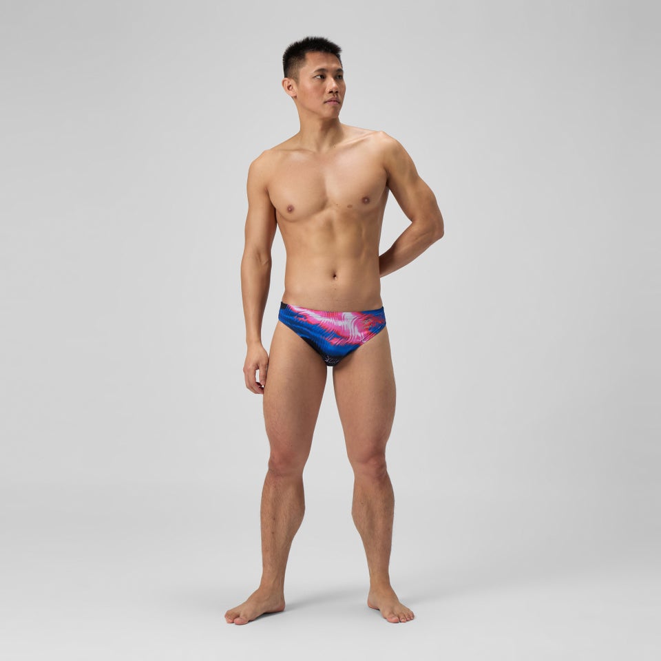 Men's Club Training Printed Brief Black/Pink