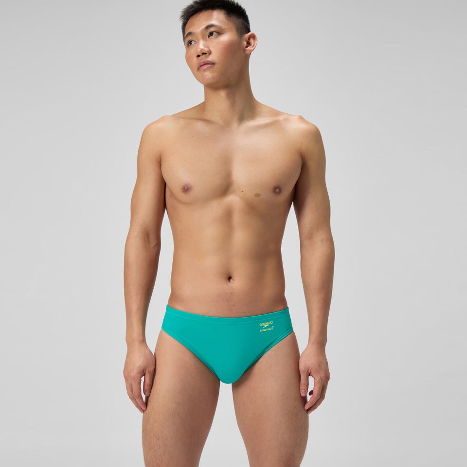 Men's Club Training Solid  Brief Green