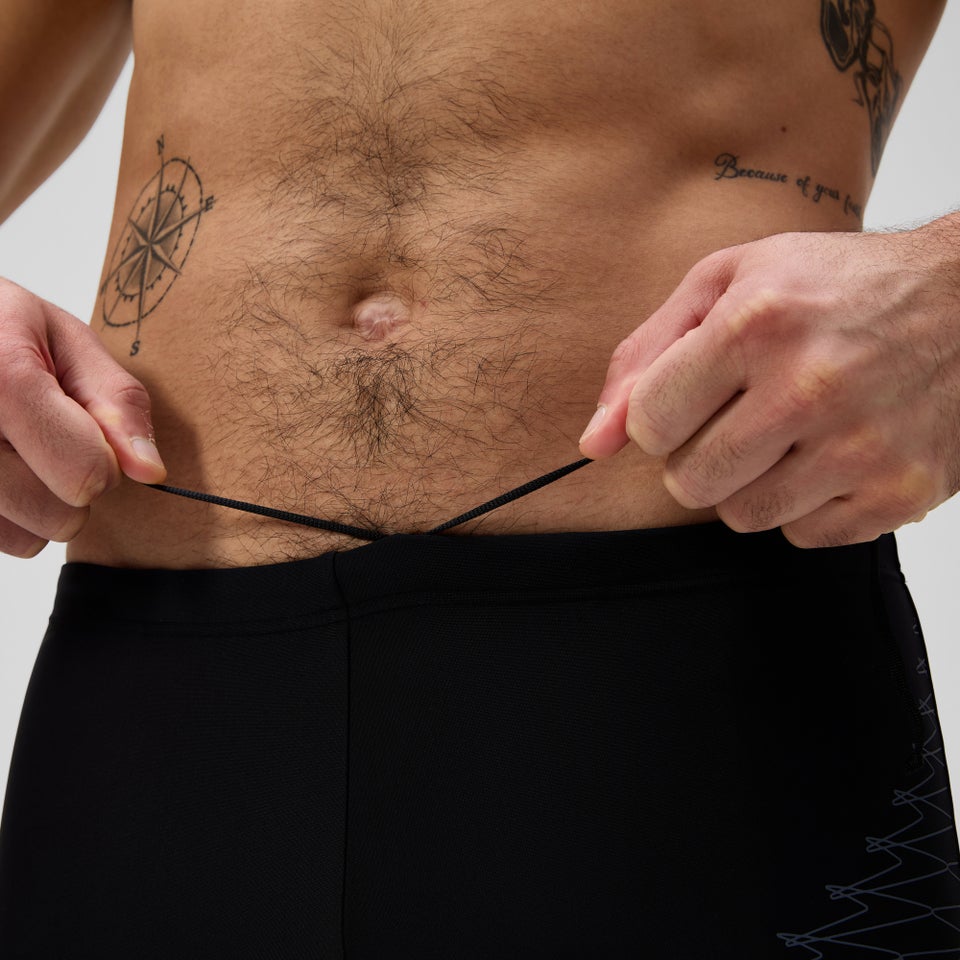 Boxer de bain Homme Medley Logo noir/gris