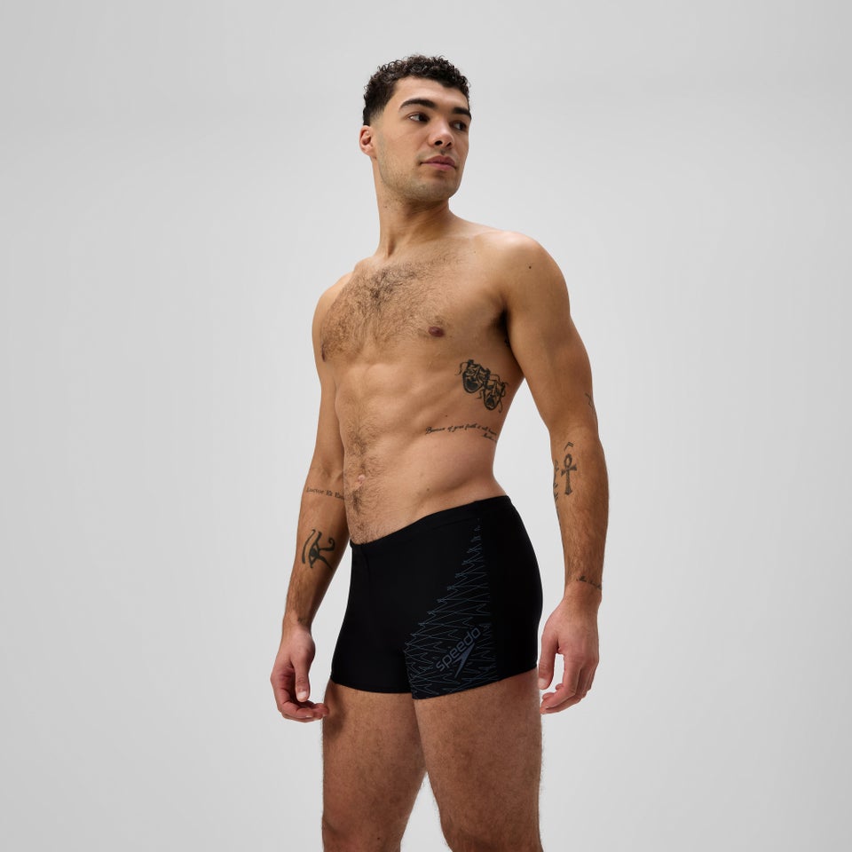 Boxer de bain Homme Medley Logo noir/gris