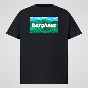 Unisex Twisted Skies Tee - Black