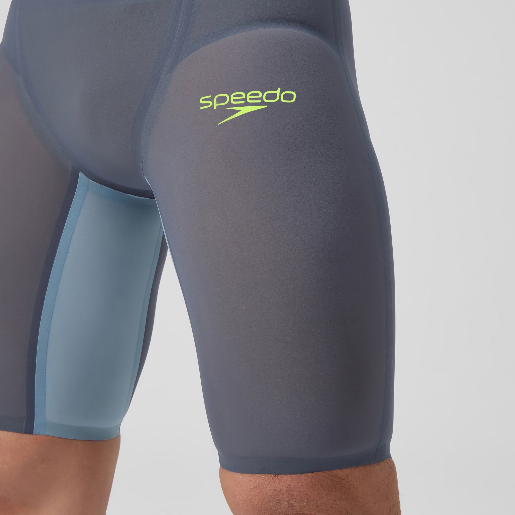 Men's Fastskin LZR Pure Valor 2.0 Jammer Grey/Blue | Speedo UK