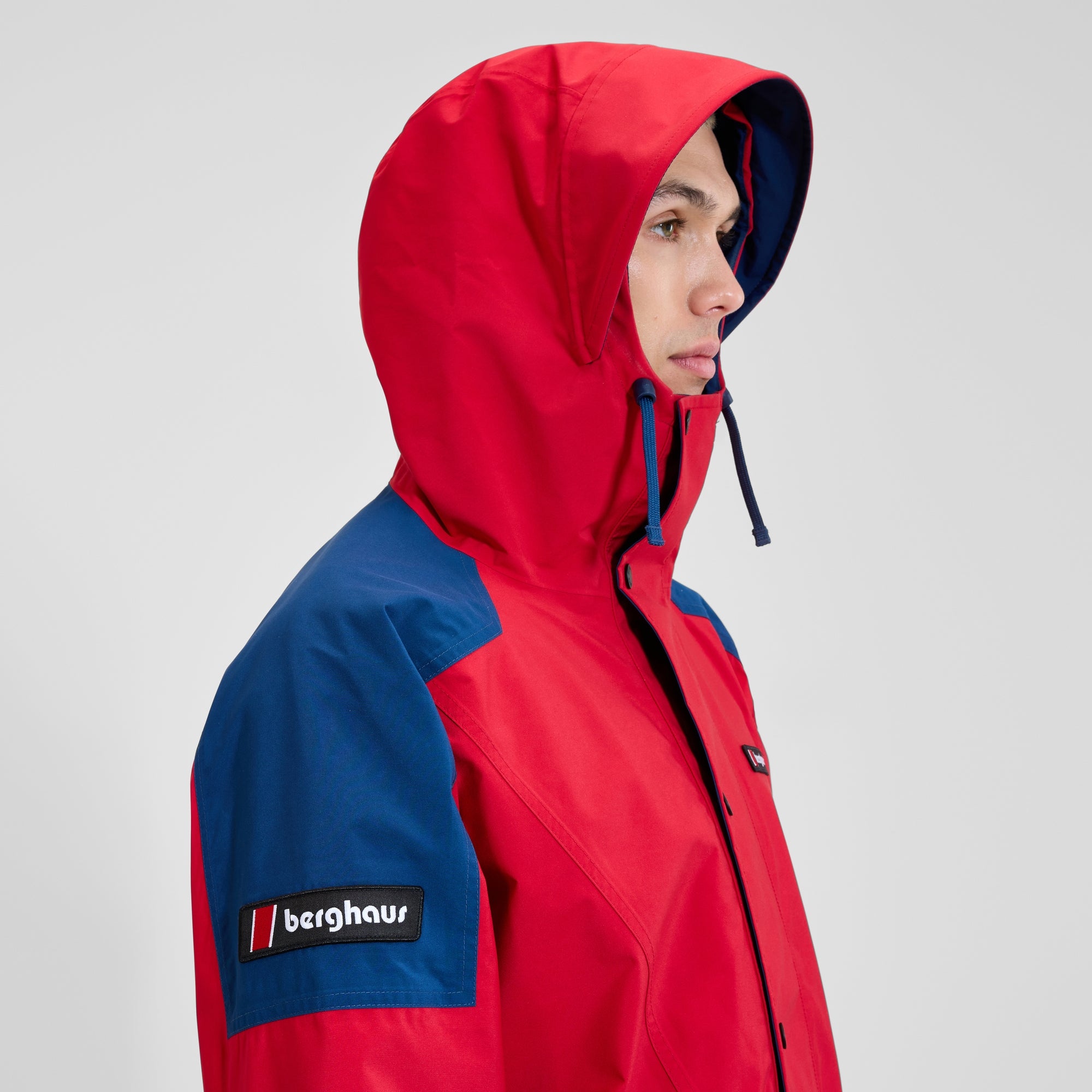 Unisex Meru Mountain Gore-Tex Jacket - Red/Blue | Berghaus