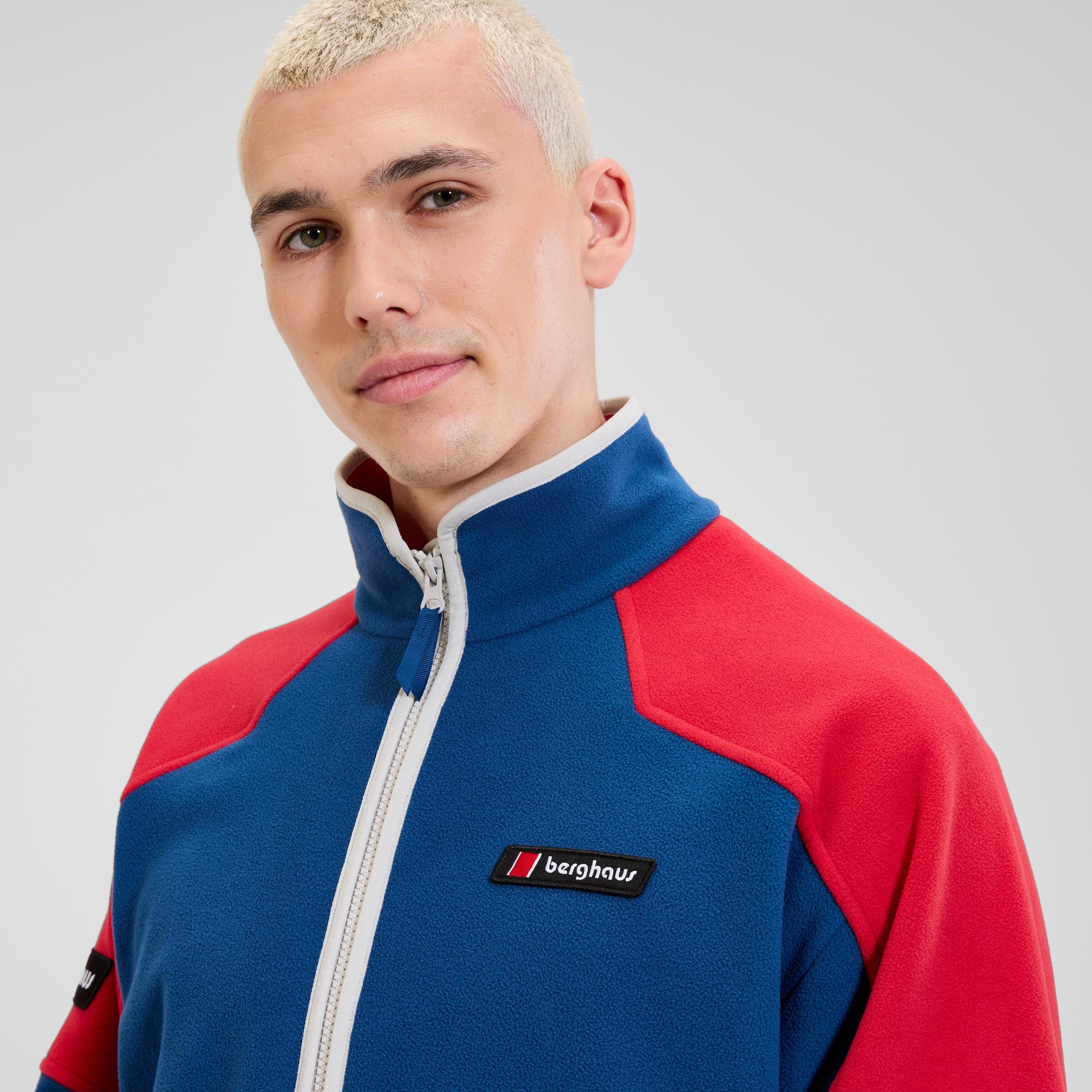 Unisex 1997 Fleece Jacket - Blue/Red | Berghaus