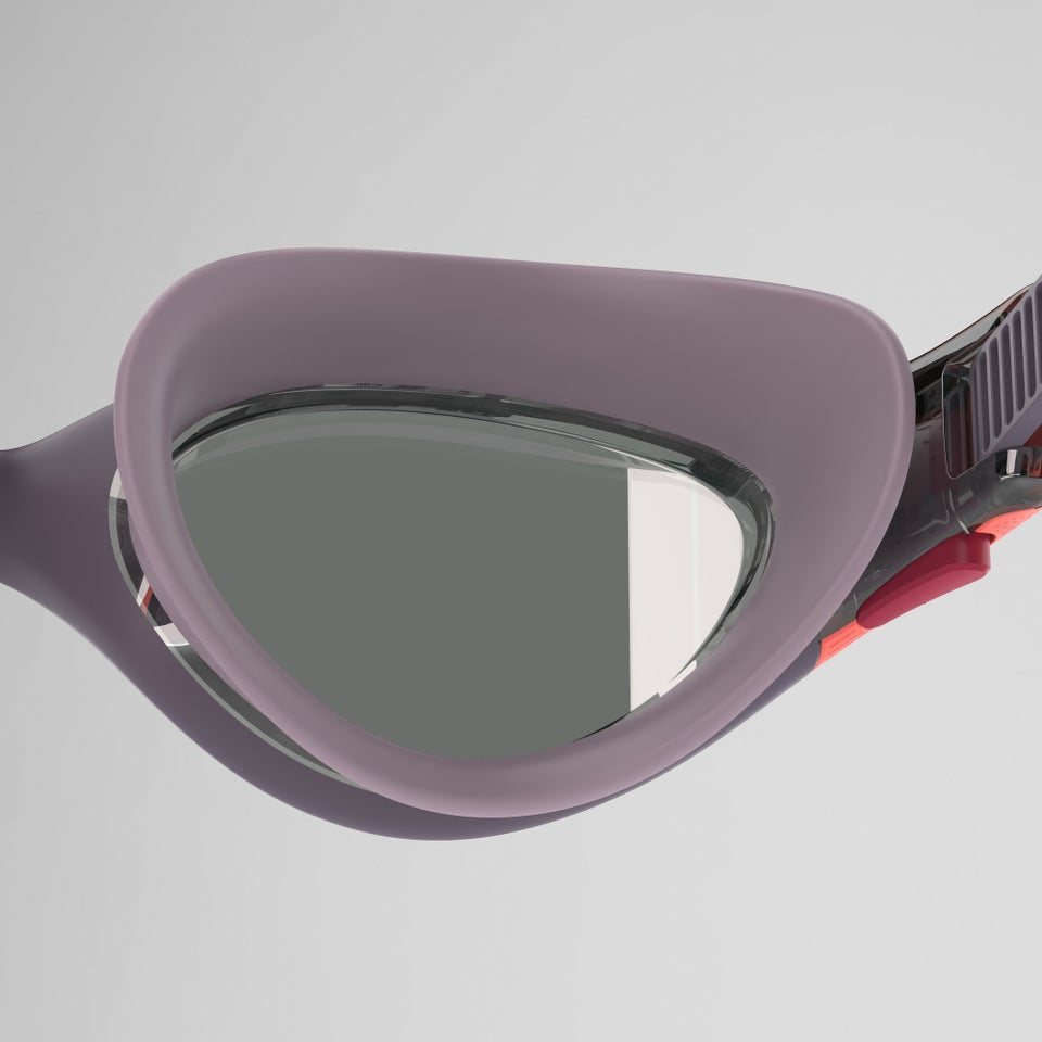 Lunettes de natation Femme Biofuse 2.0 à effet miroir gris/argent