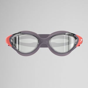 Lunettes de natation Femme Biofuse 2.0 à effet miroir gris/argent