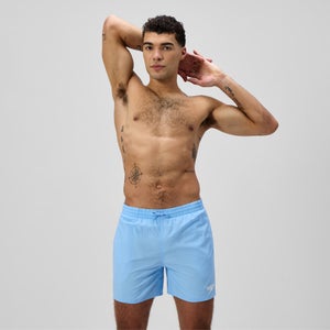 Short de bain Homme Essential 40 cm uni bleu