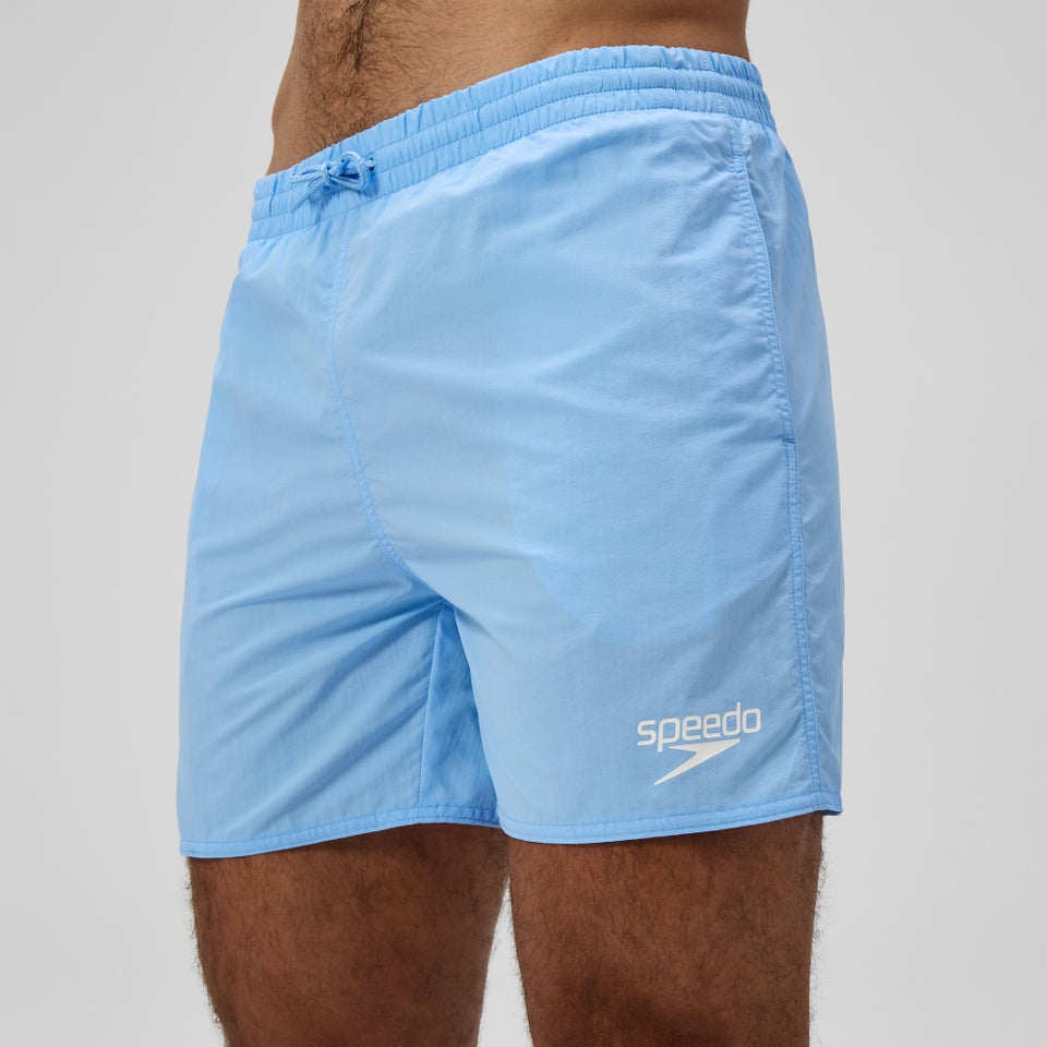 Men's Essential Solid 16" Swim Shorts Blue