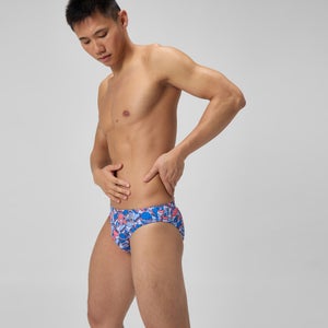 Men's Club Training Printed Brief Blue/Orange