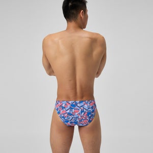 Men's Club Training Printed Brief Blue/Orange