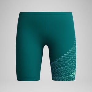 Boys Medley Logo Jammer Green