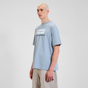 Unisex Adventure Tour Tee - Grey Blue