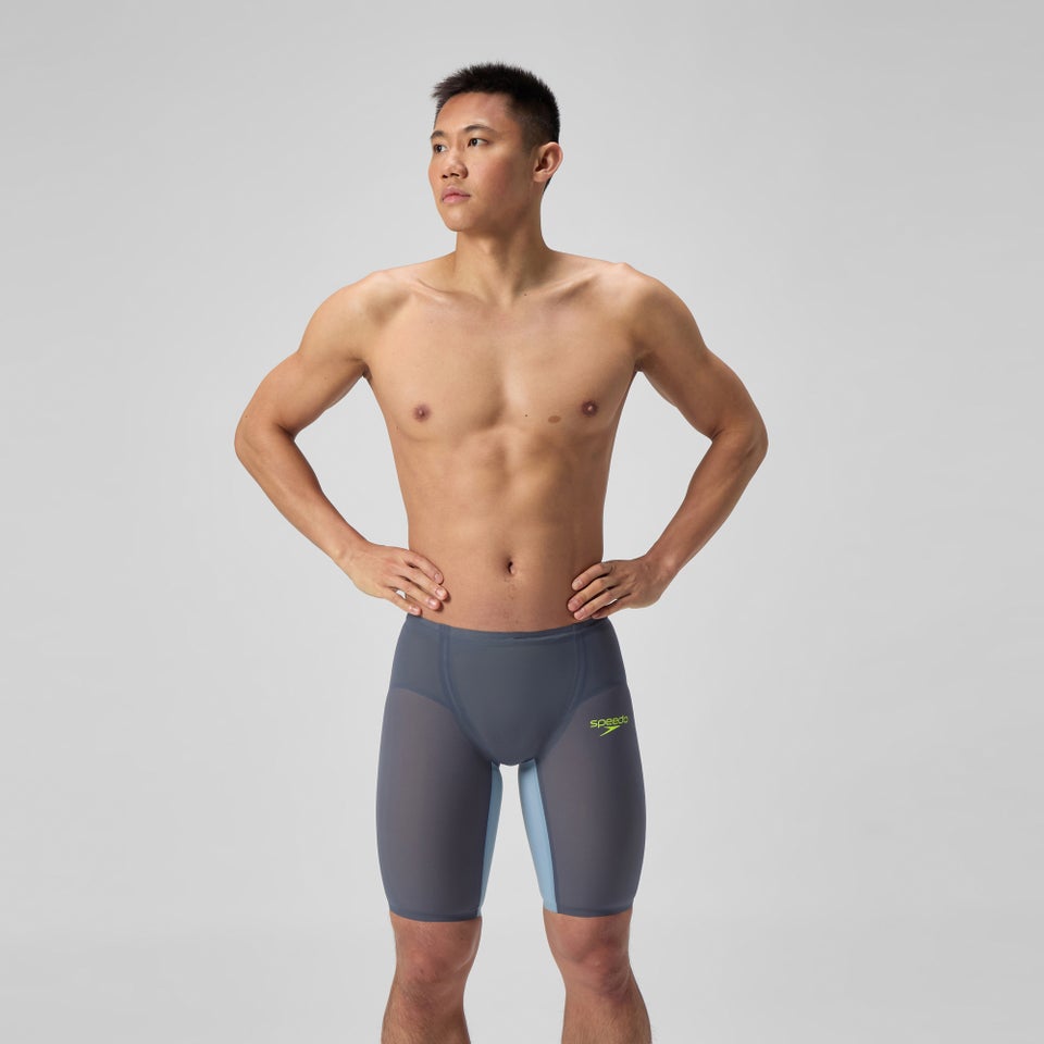 Men's Fastskin LZR Pure Valor 2.0 High Waisted Jammer Grey/Blue
