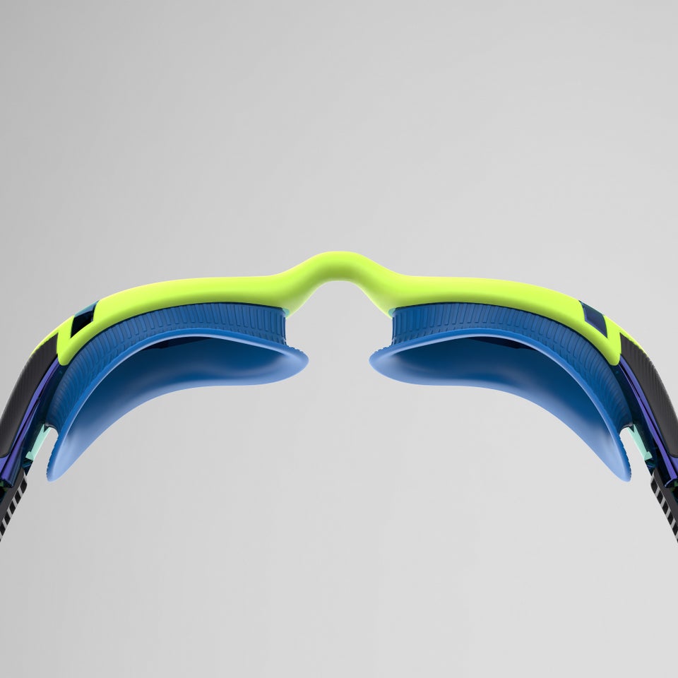 Adult Biofuse 2.0 Mirrored Goggles Green/Blue
