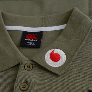 Mens Ireland Team Polo Shirt Khaki