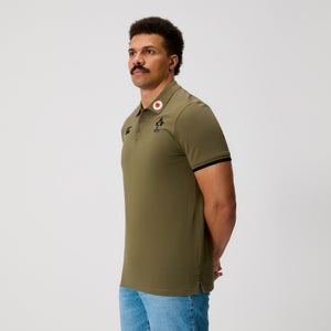 Mens Ireland Team Polo Shirt Khaki