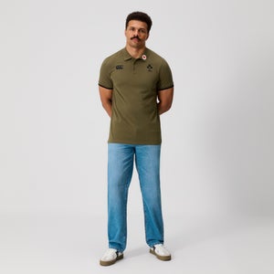 Mens Ireland Team Polo Shirt Khaki