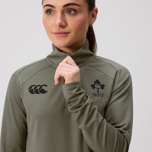 Womens Ireland Elite 1st Layer Top Khaki Marl
