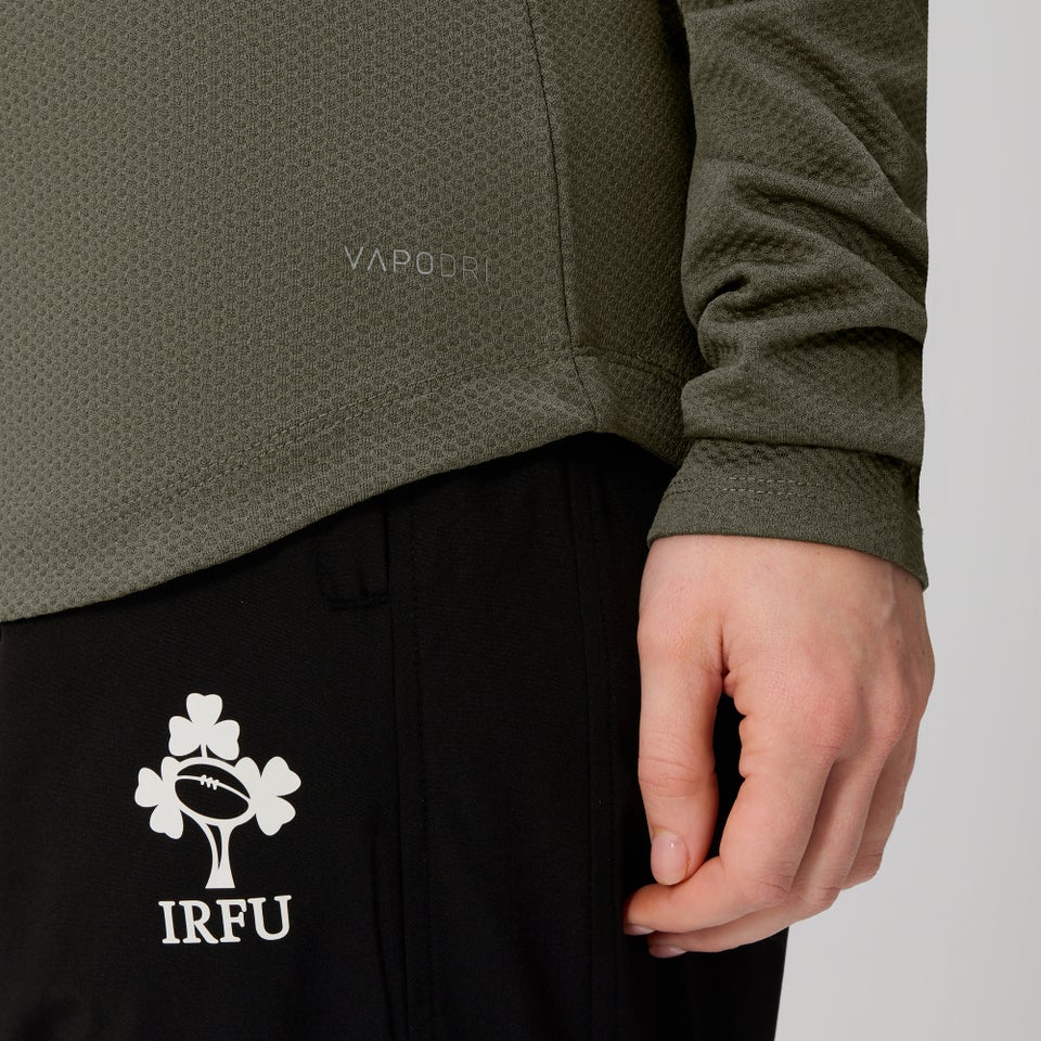 Womens Ireland Elite 1st Layer Top Khaki Marl