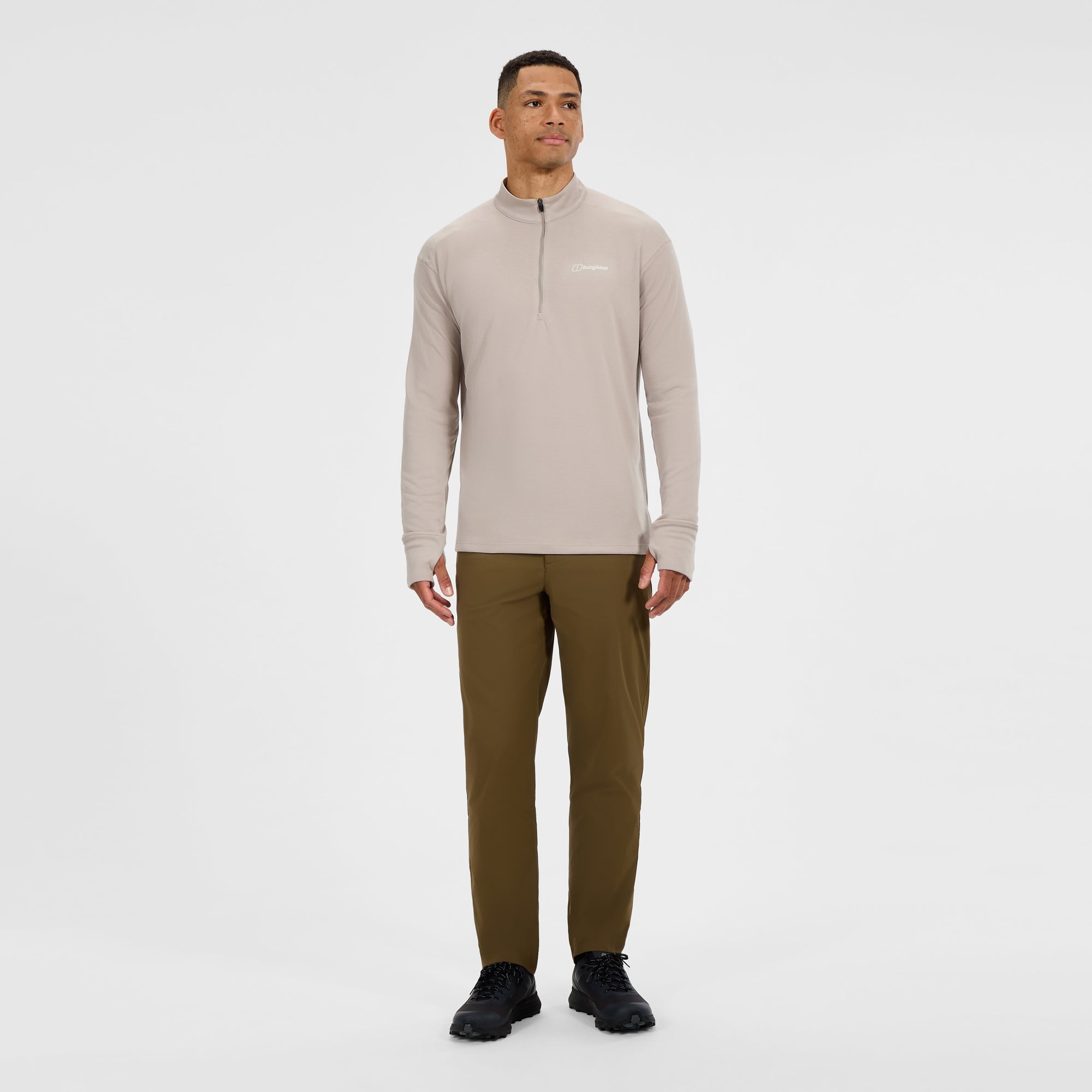 Men's Ivyhill Half Zip Top - Grey | Berghaus