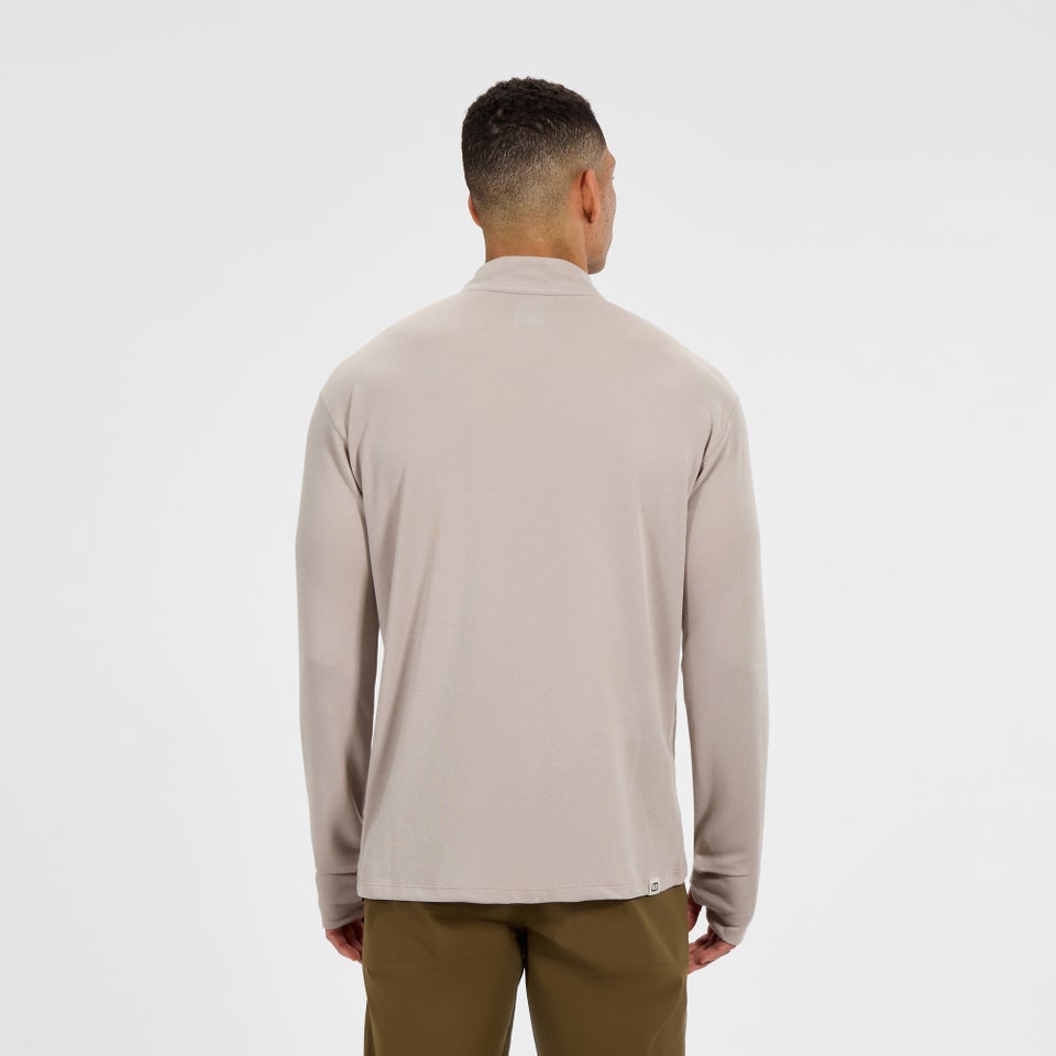 Ivyhill Half Zip Oberteil für Herren - Grau