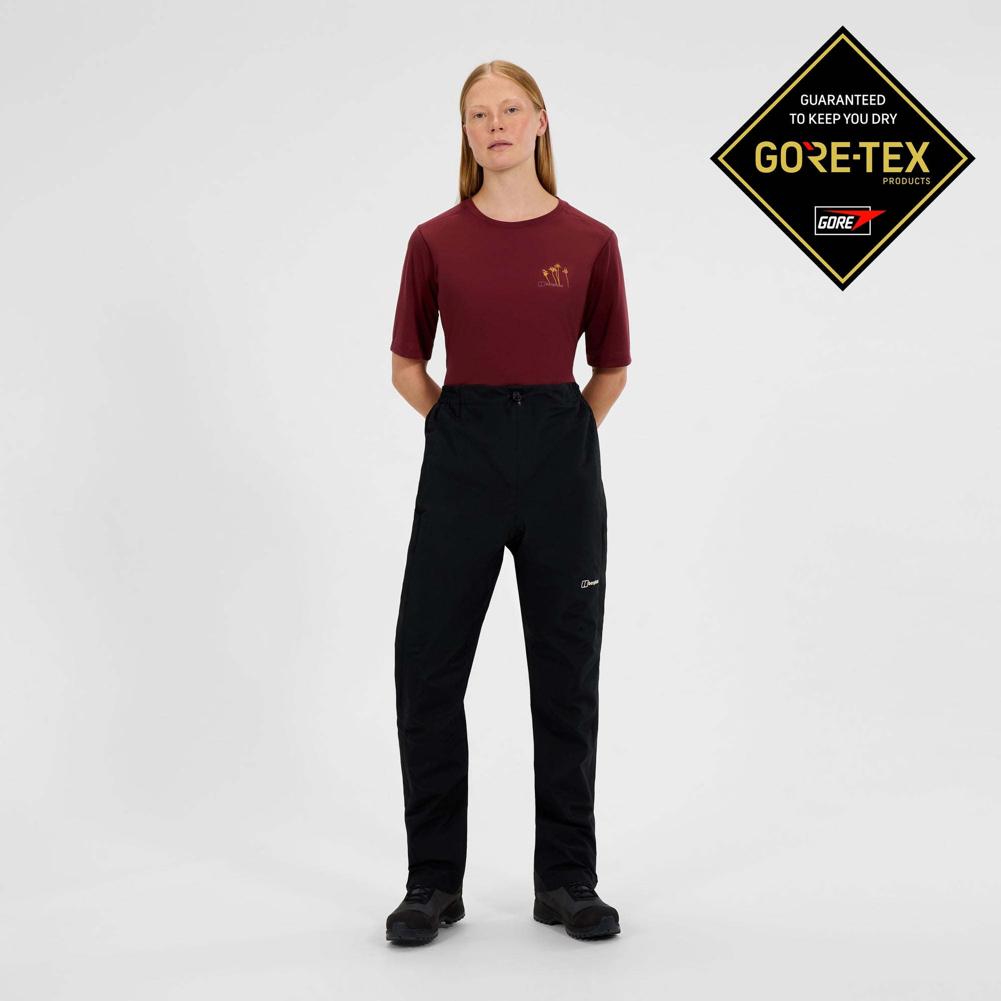 Women's Hillwalker Gore-Tex Pant - Black | Berghaus