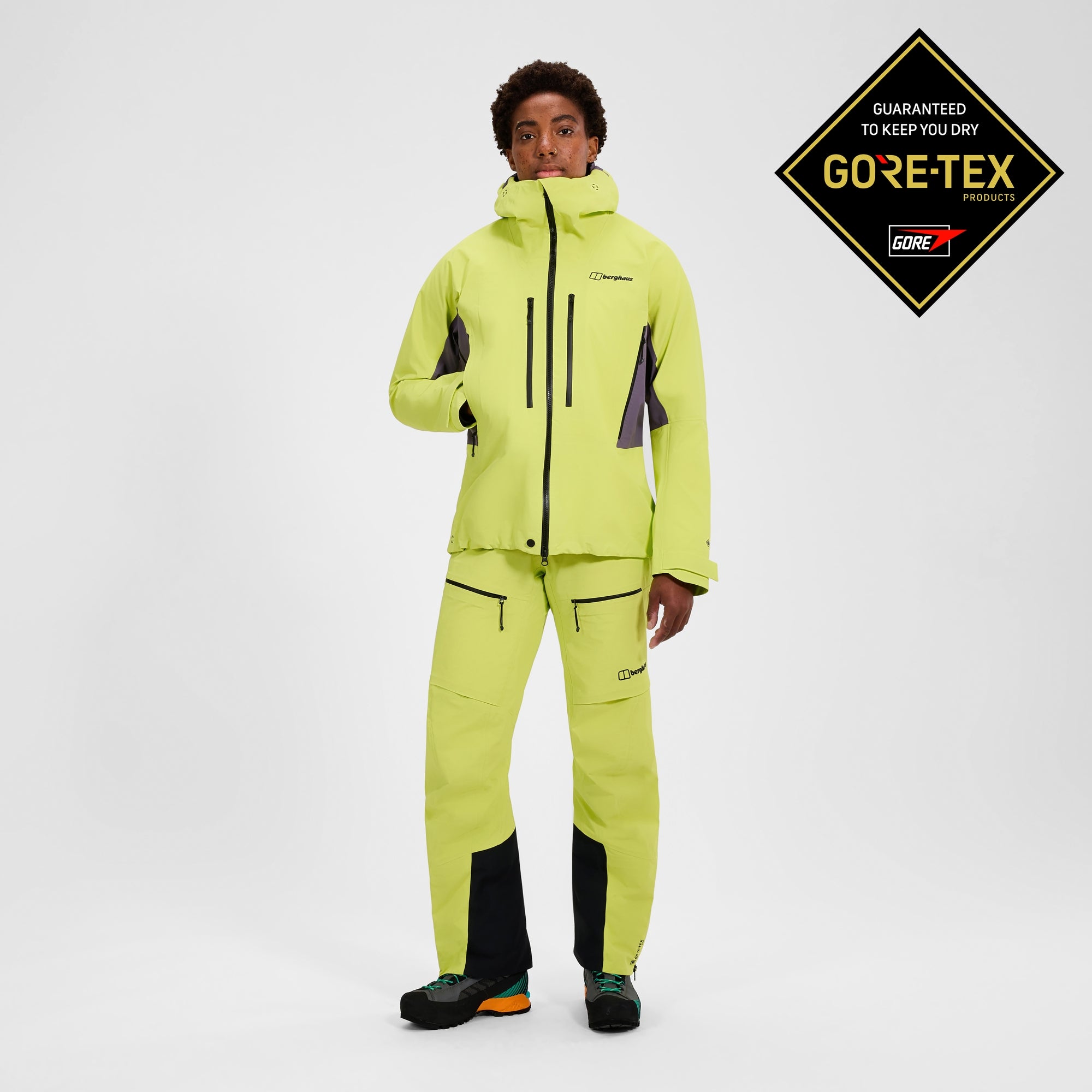 Women's Extrem Vanguard Gore-Tex Jacket - Yellow/Purple | Berghaus