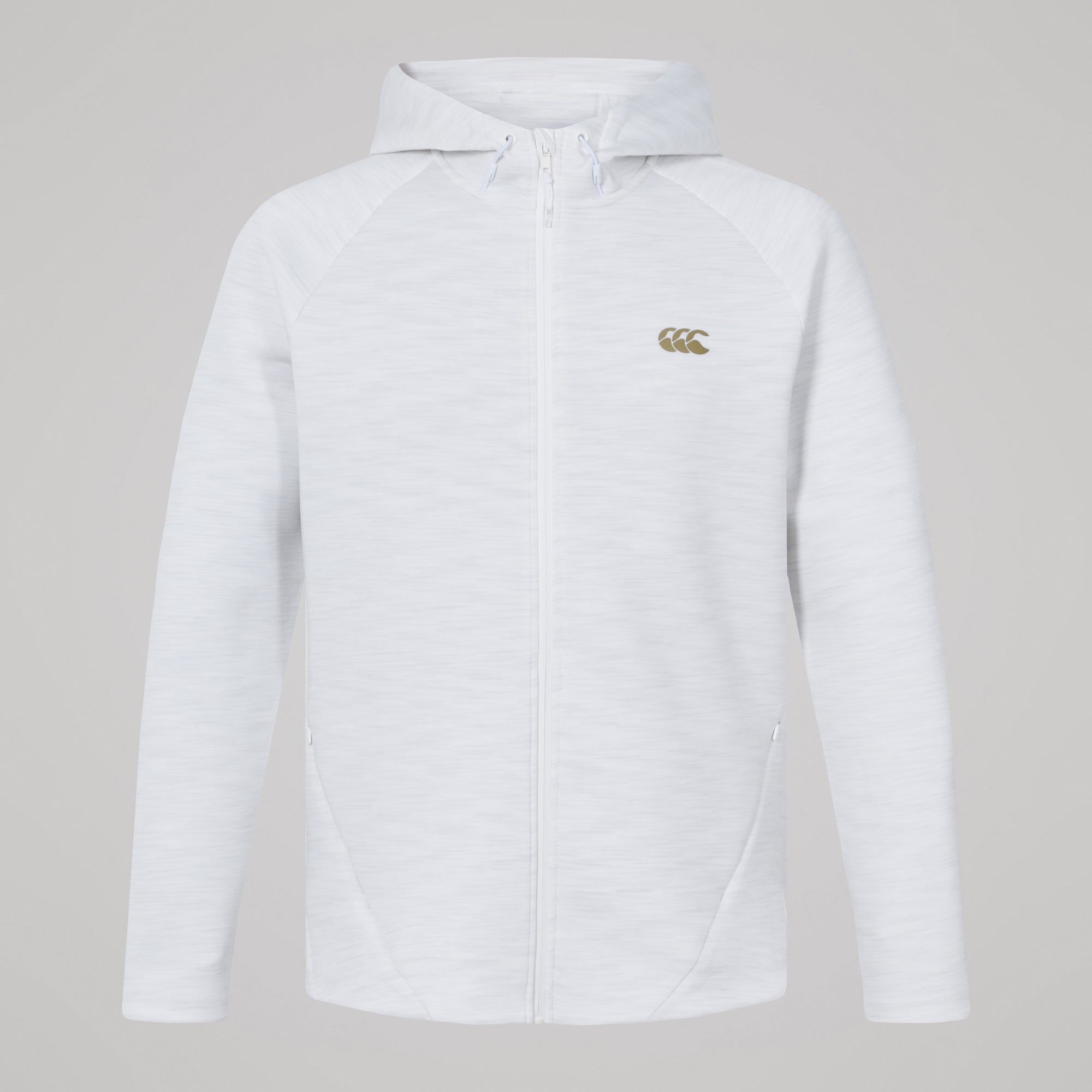 Mens Everest Full-Zip Hoodie White | Canterbury