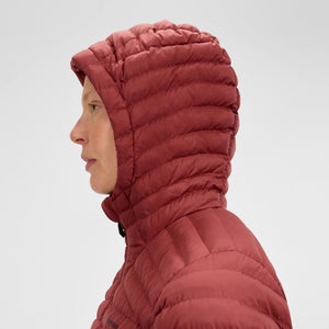 Women's Nula Micro Synthetic Insulated Long Jacket - Red